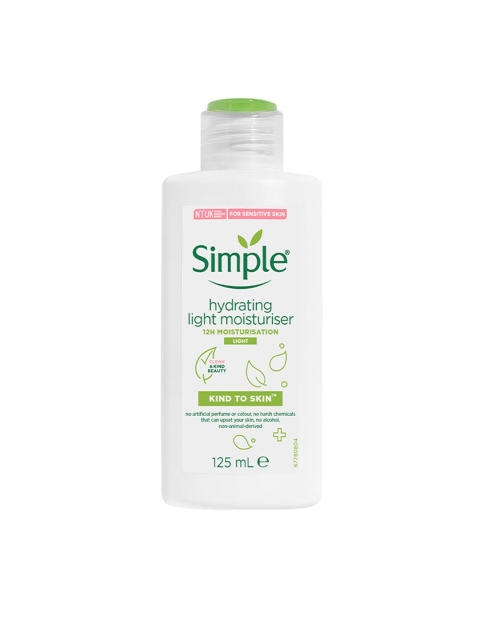

Simple Kind To Skin Hydrating Light Moisturiser 125 ml, White