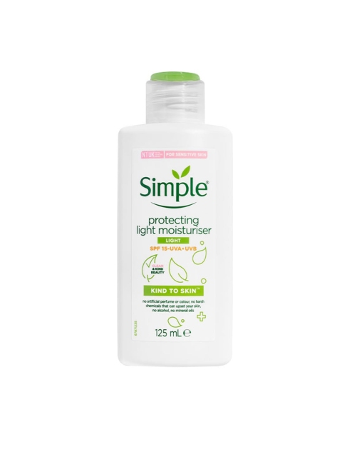 

Simple Kind To Skin Protecting Light Moisturiser SPF 15 125 ml, White