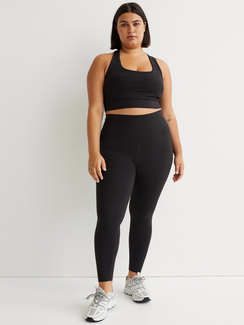 

H&M Plus Size Woman Black High Waist Shaping tights