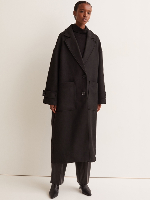 H&M Woman Black Oversized coat