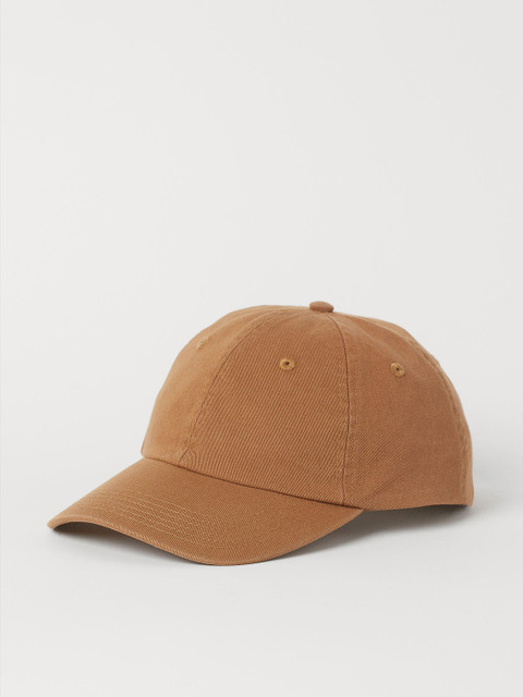 

H&M Men Brown Cotton Twill Cap