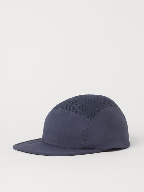 

H&M Men Grey & Black Colorblocked Running Cap