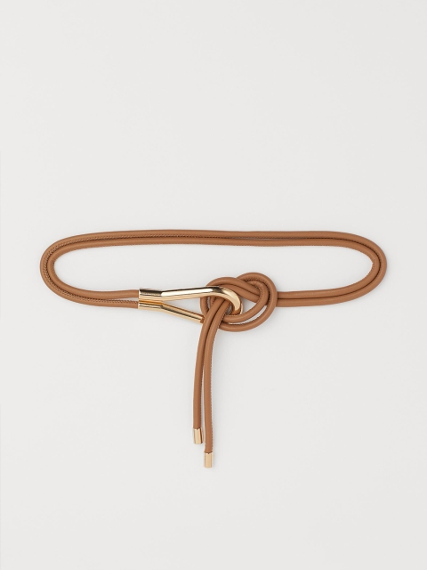 

H&M Women Brown Solid Waist Belt