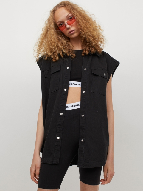 

H&M Women Black Solid Cycling Shorts