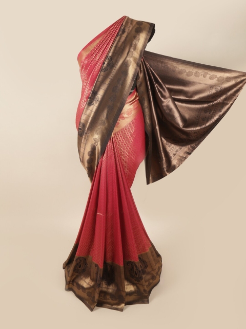 

Pothys Pink & Gold Woven Design Banarasi Saree