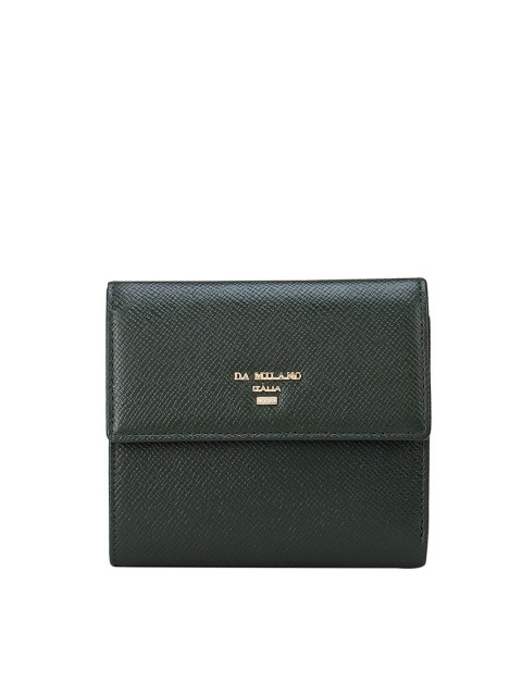 

Da Milano Women Green Textured Three Fold Wallet
