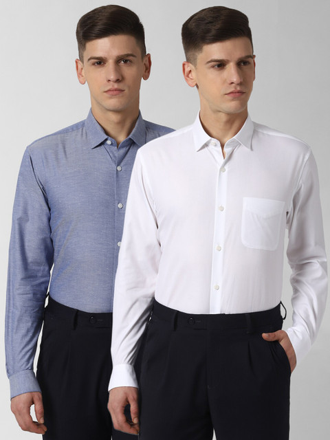 

Peter England Elite Men White Opaque Formal Shirt