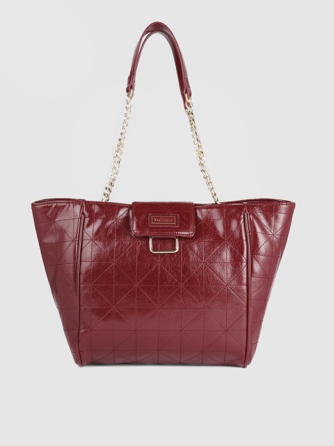 

Van Heusen Burgundy PU Structured Shoulder Bag