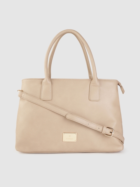 

Van Heusen Beige Solid Handheld Bag