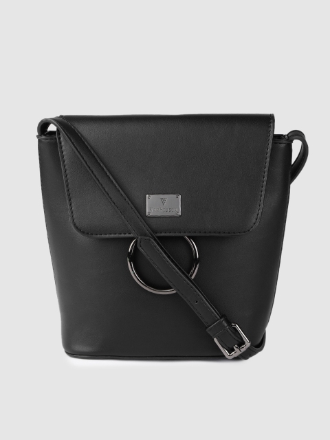 

Van Heusen Black Structured Sling Bag
