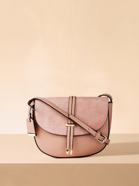 

Van Heusen Pink Solid Sling Bag