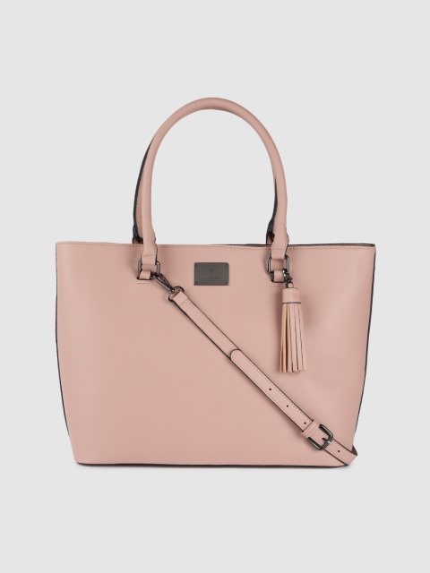 

Van Heusen Pink Solid Shoulder Bag with Tassells