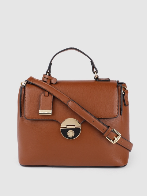 

Van Heusen Tan Brown Solid Satchel