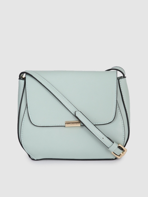 

Van Heusen Sea Green Solid Sling Bag