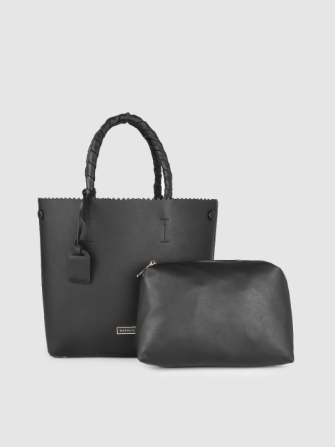 

Van Heusen Black Solid Shoulder Bag
