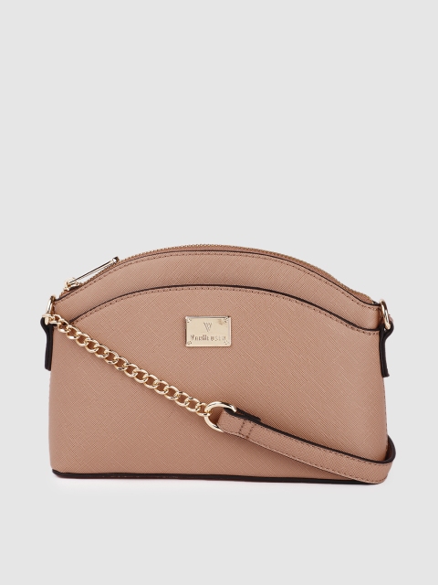 

Van Heusen Mauve PU Structured Sling Bag