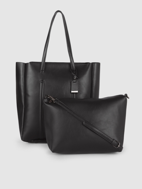

Van Heusen Black Structured Shoulder Bag