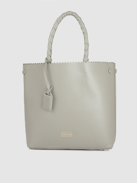 

Van Heusen Green PU Shopper Tote Bag with Pouch