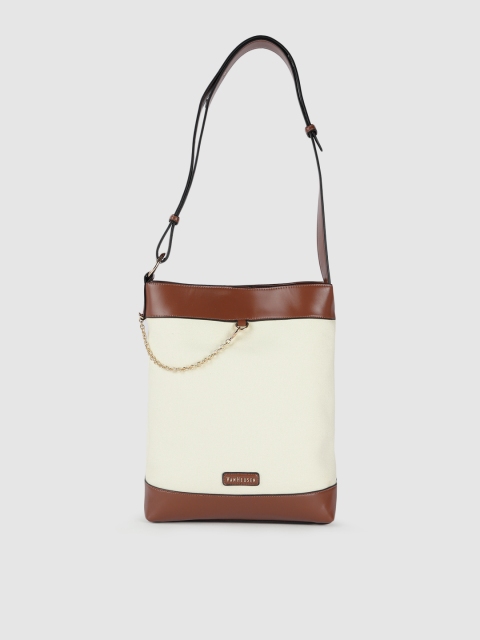 

Van Heusen Off White PU Structured Shoulder Bag