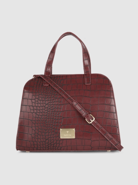

Van Heusen Rust Brown Textured Shoulder Bag