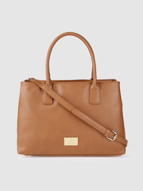 

Van Heusen Tan Brown Solid Shoulder Bag