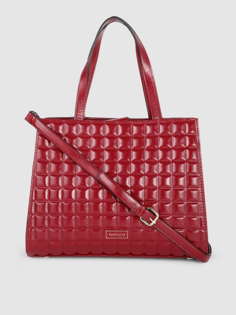 

Van Heusen Red Textured Shoulder Bag