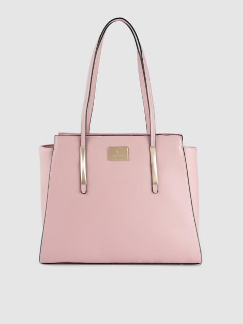 

Van Heusen Pink Structured Handheld Bag