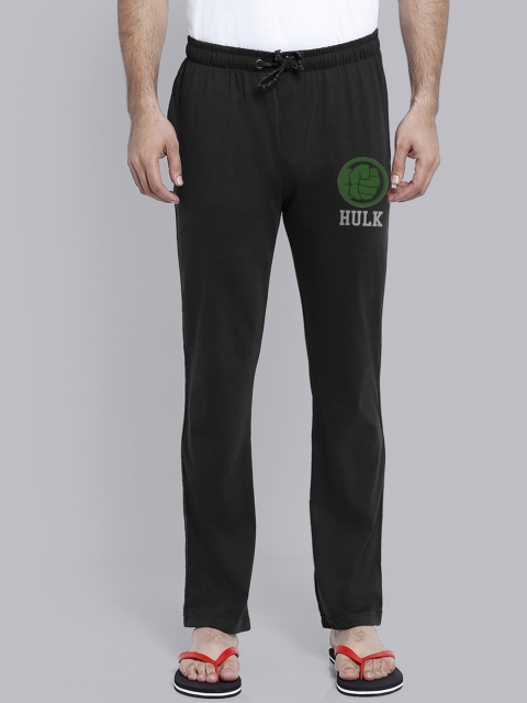 

Free Authority Men Black Hulk Printed Pure Cotton Lounge Pants