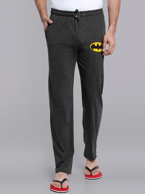 

Free Authority Men Charcoal Grey & Yellow Batman Printed Lounge Pants