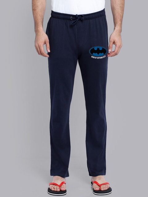 

Free Authority Men Navy Blue Batman Printed Pure Cotton Lounge Pants