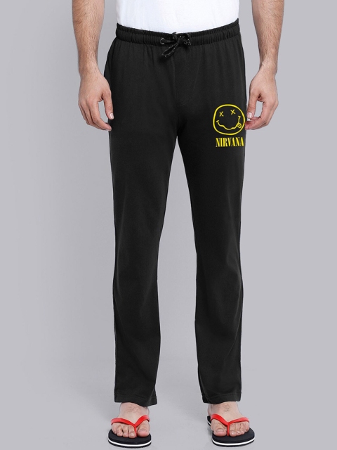 

Free Authority Men Black Nirvana Printed Lounge Pants