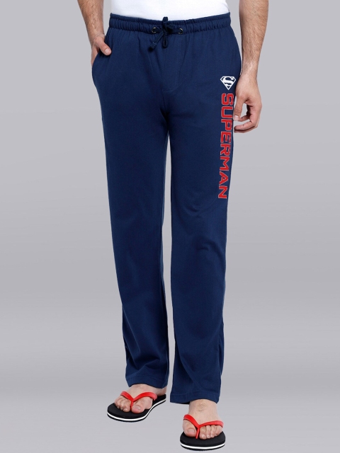 

Free Authority Men Blue Superman Printed Pure Cotton Lounge Pants