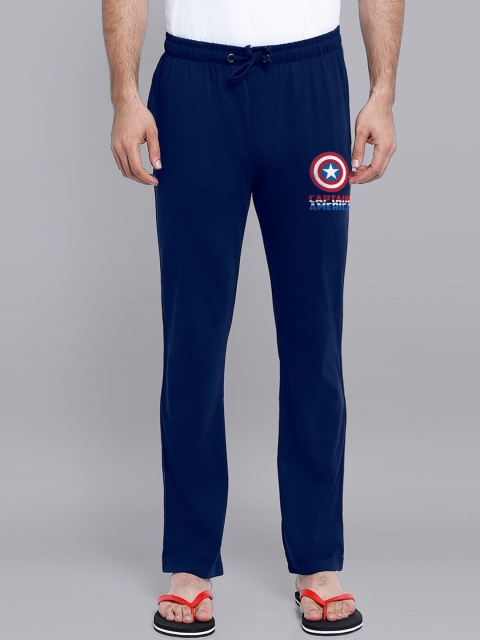 

Free Authority Blue Captain America Printed Pure Cotton Lounge Pants
