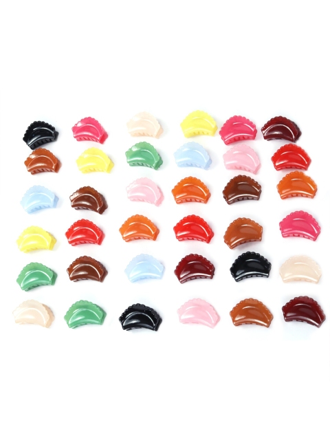 

Spiky Kids Set of 36 Multicoloured Claw Clips, Multi