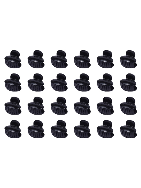 

Spiky Girls Set of 24 Black Claw Clips