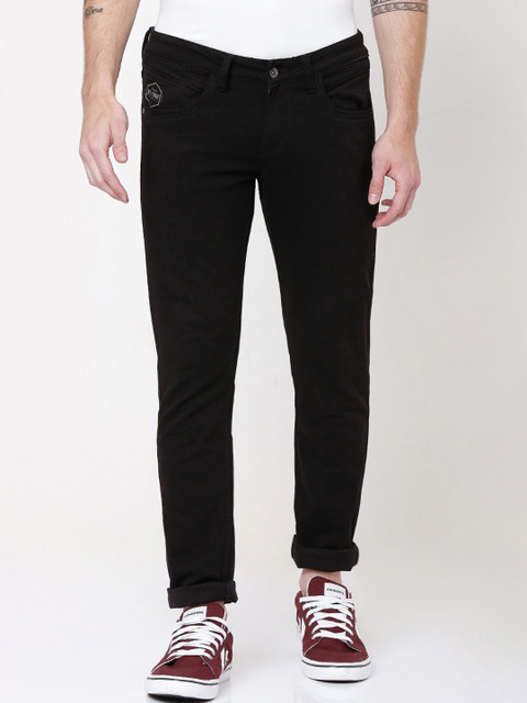 

Rex Straut Jeans Men Black Slim Fit Stretchable Jeans