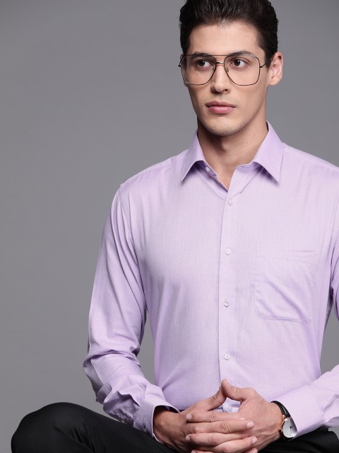 

Raymond Men Violet Pure Cotton Slim Fit Formal Shirt