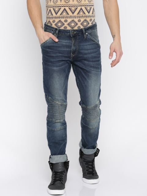 

Jack & Jones Men Blue Tim Slim Fit Low-Rise Stretchable Jeans