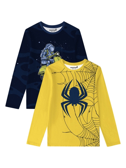 

mezmoda Boys Pack Of 2 Spider-Man T-shirts, Black