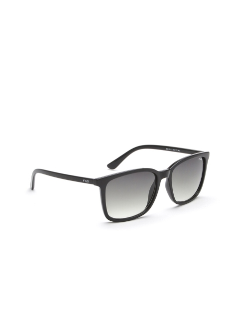 

IRUS by IDEE Men Black Lens Square Sunglasses