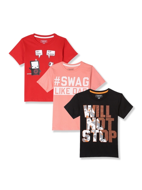 

Cherokee Boys Pack of 3 Assorted Printed Pure Cotton T-shirts