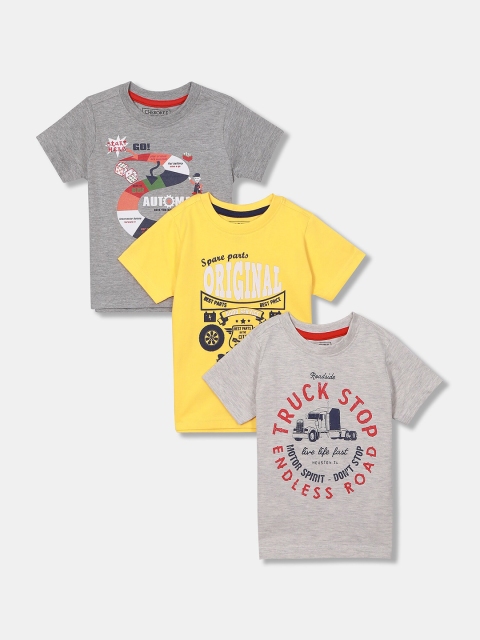 

Cherokee Boys Multicoloured 3 Printed Applique T-shirt, Multi