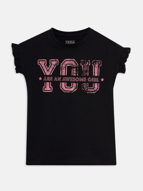 

THETA Black Regular Top