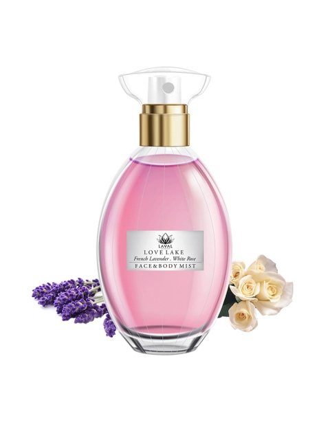 

LAVAL Love Lake French Lavender & White Rose Face & Body Mist 135ml, Purple