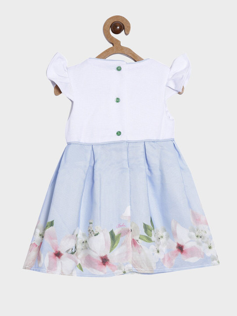 

Nuberry Blue Floral Dress