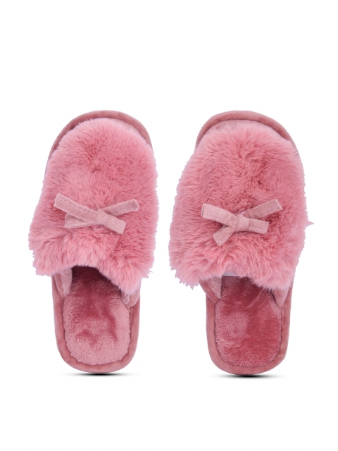 

Brauch Women Pink Fur Room Slippers