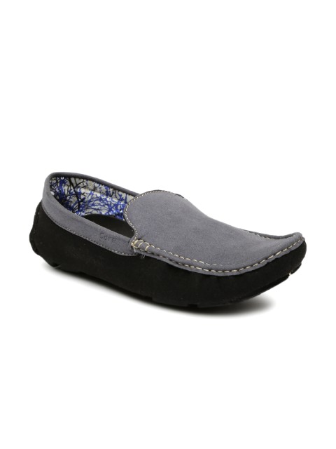 

Core Men Black & Grey Colourblocked Driving Shoes