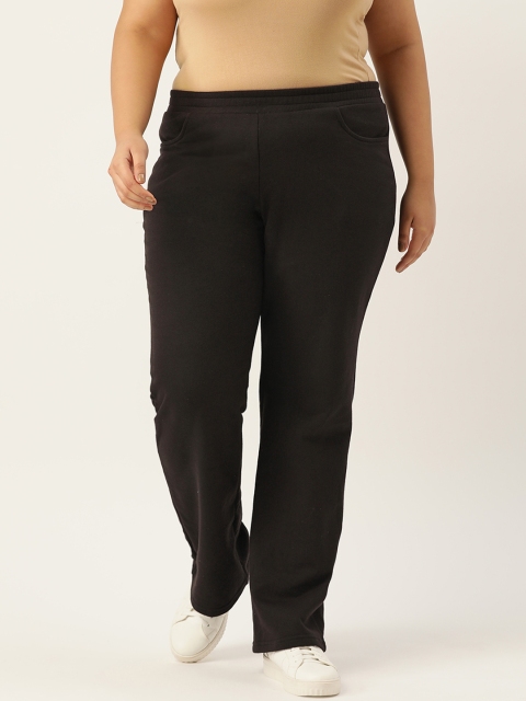 

Revolution Women Black Relaxed High-Rise Trousers