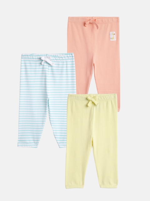 

Nejo Infant Boys Pack of 3 Pure Cotton Knit Lounge Pants, Blue