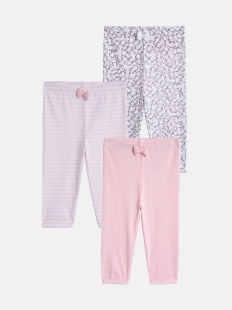 

Nejo Girls Infant Multi Pack of 3 Pure Cotton Lounge Pants